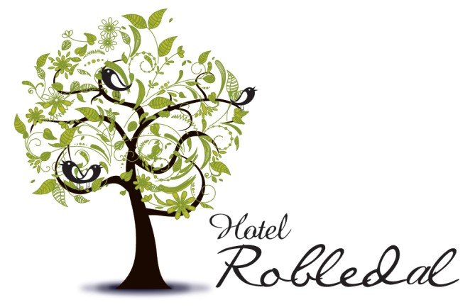 The hotel is named for a tree called Arbol de Roble (Tabebuia rosea), featured here on their logo. This member of the Bignoniaceae family erupts into pink flowers during the dry season and is cherished as one of the most beautiful species in the country.